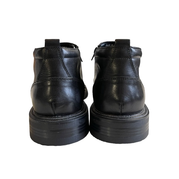 BOTTESINI MEN’S BLACK LEATHERMID RISE DRESS SHOE - SIZE 9 - EUC! - Picture 8 of 13